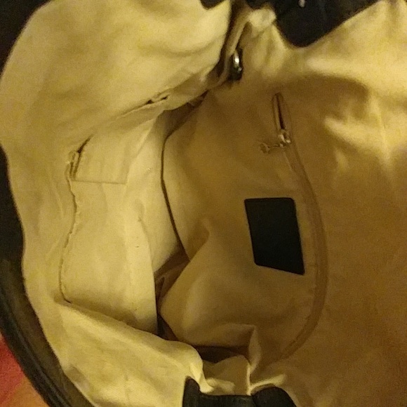 Black Leather Coach Hobo - Picture 7 of 8